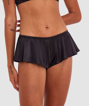 Dominique French Knicker - Black