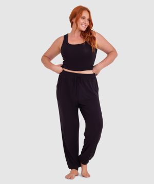 Body Bliss Lounge Long Pant - Black