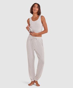 Body Bliss Lounge Long Pant - Light Grey