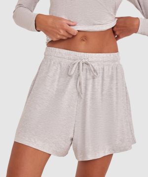 Body Bliss Lounge Short - Light Grey