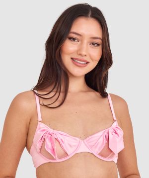 Night Games Pinky Promise Unlined Bra - Light Pink