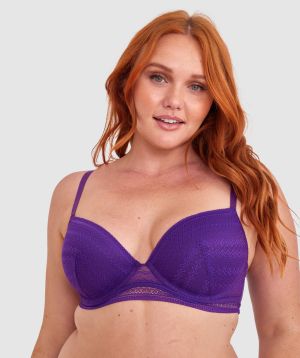 Alby Contour Bra - Purple