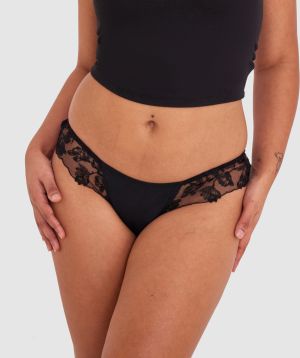 Elle V String - Black