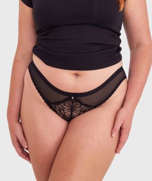 Susannah Brazilian Knicker - Black