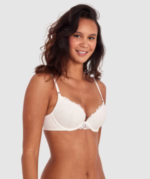 Bethany Essentials Double Push Up Bra - Ivory