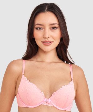 Bethany Essentials Double Push Up Bra - Light Pink