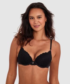 Bethany Essentials Contour Plunge Bra - Black