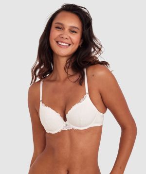 Bethany Essentials Contour Plunge Bra - Ivory