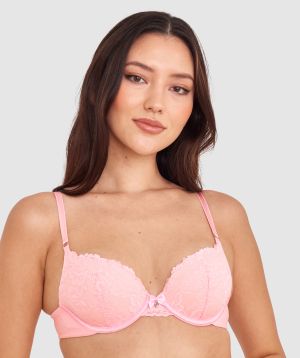 Bethany Essentials Contour Plunge Bra - Light Pink