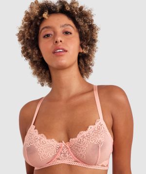 Arabella Underwire Bra - Light Coral