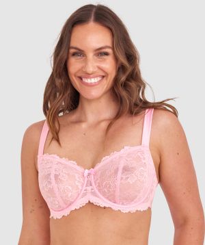 Bethany Essentials Full Coverage Underwire Bra - Light Pink