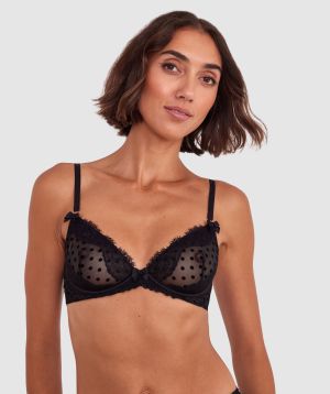 Daphne Underwire Bra - Black