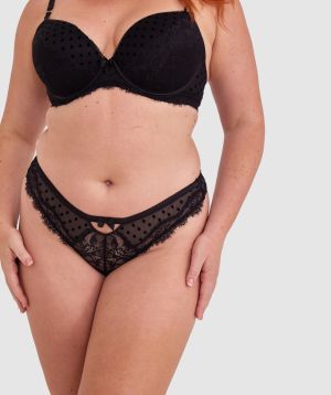 Daphne V String - Black