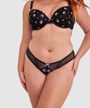 Bonnie Bikini Knicker - Black