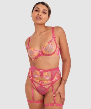 Enchanted Mi Amor Suspender - Dark Pink