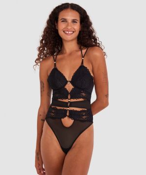 Solana Underwire Bodysuit - Black