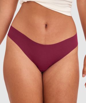 Smooth Comfort Cotton G String - Berry