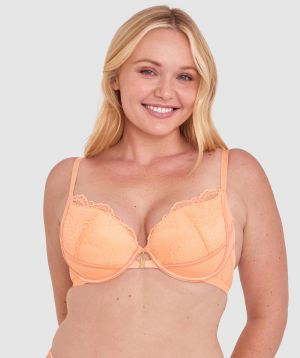 Arielle Lightly Lined Bra - Light Coral