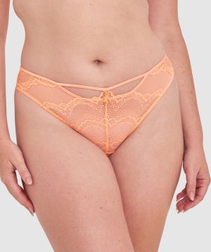 Arielle Brazilian Knicker - Light Coral