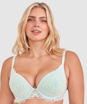 Leora Push Up Bra - Mint Green