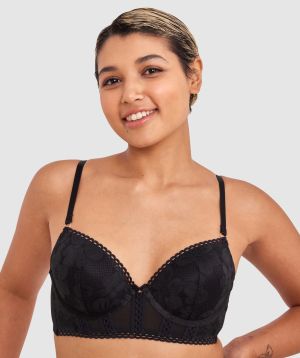 Mackenzie Push Up Bra - Black