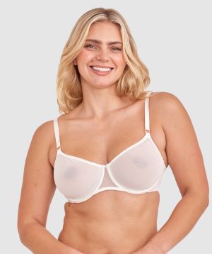 Sexy Basics Underwire Balconette Bra - Ivory