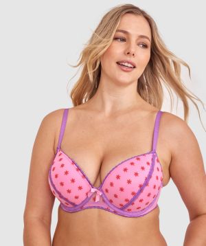 Twiggy Push Up Bra - Pink