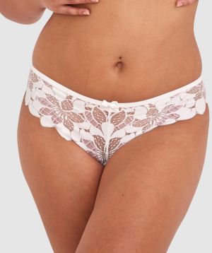 Brooklyn Brazilian Knicker - Ivory