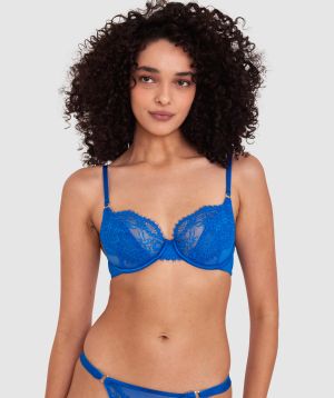 Sexy Basics Lace Underwire Bra - Navy