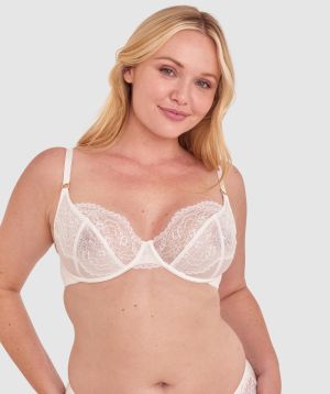 Sexy Basics Lace Underwire Bra - Ivory