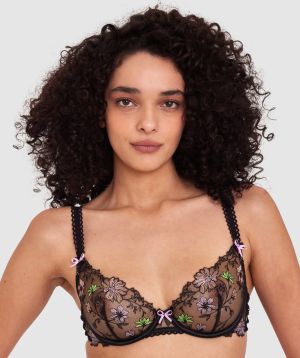 Enchanted Sisu Unlined Bra - Black