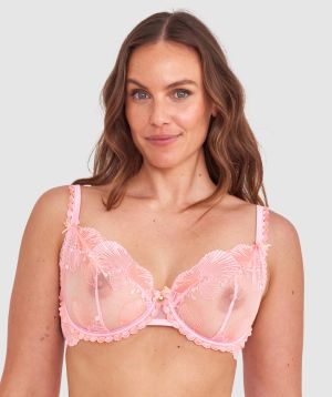 Enchanted Atigi Unlined Plunge Bra - Light Pink