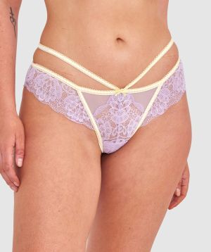 Phoebe Brazilian Knicker - Purple