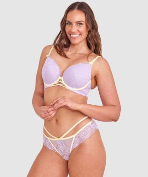 Phoebe Lightly Lined Bra - Purple