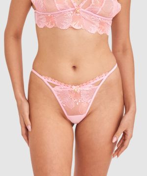 Enchanted Atigi High Leg String - Light Pink