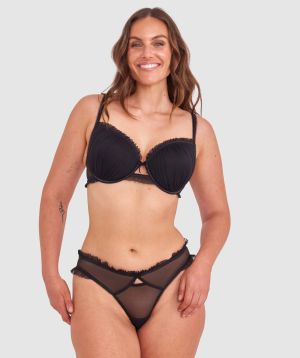 Samira Push Up Bra - Black