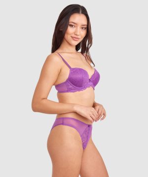 Dana Push Up Bra - Purple