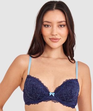 Dana Push Up Bra - Navy