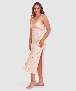 Nerina Long Slip - Print