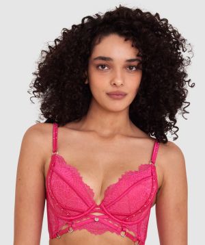 Vamp Seduce Push Up Bra - Pink