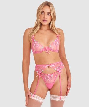 Enchanted Love Like This Suspender - Pink