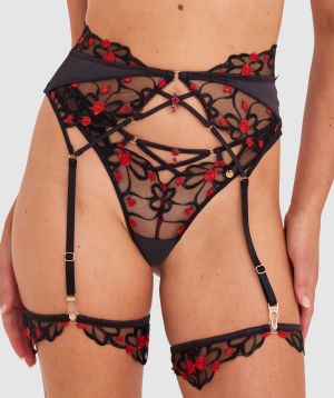 Vamp Out For Blood Suspender - Black