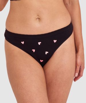 Sweetheart G String - Black