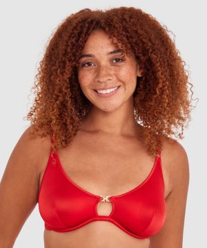 Whitney Unlined Bra - Red