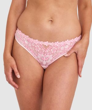 Caroline Brazilian Knicker - Light Pink