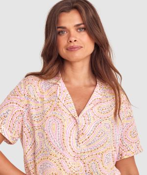 Manon Short Sleeve - Paisley Print