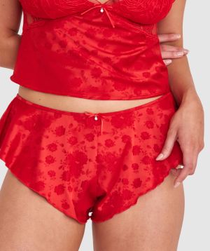 Rosalie French Knicker - Dark Red