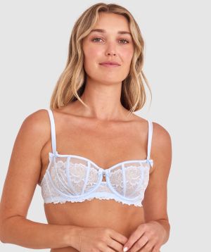 Bethany Underwire Bra - Pale Blue