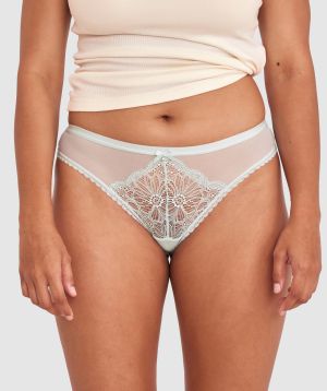 Susannah Brazilian Knicker - Light Green