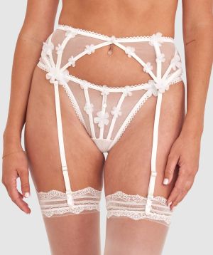 Enchanted Ready To Bloom Suspender - Ivory